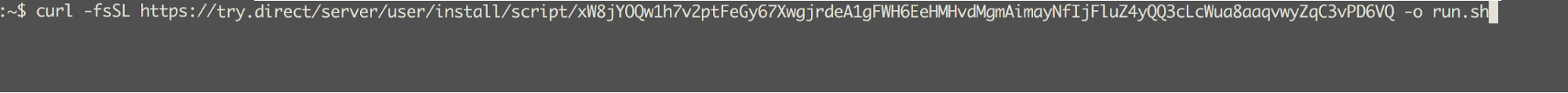 image: Copy command and paste on your server